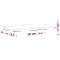 vidaXL Schreibtischplatte 100x(55-60)x1,5 cm Massivholz Buche vidaXL Schreibtischplatte 100x(55-60)x1,5 cm Massivholz Buche