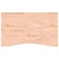 vidaXL Schreibtischplatte 100x(55-60)x2,5 cm Massivholz Buche vidaXL Schreibtischplatte 100x(55-60)x2,5 cm Massivholz Buche