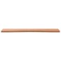 vidaXL Schreibtischplatte 110x(50-55)x2,5 cm Massivholz Buche vidaXL Schreibtischplatte 110x(50-55)x2,5 cm Massivholz Buche