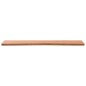 vidaXL Schreibtischplatte 110x(55-60)x2,5 cm Massivholz Buche