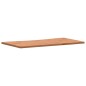 vidaXL Schreibtischplatte 110x(55-60)x2,5 cm Massivholz Buche
