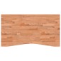 vidaXL Schreibtischplatte 110x(55-60)x4 cm Massivholz Buche vidaXL Schreibtischplatte 110x(55-60)x4 cm Massivholz Buche