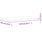 vidaXL Schreibtischplatte 110x(55-60)x4 cm Massivholz Buche vidaXL Schreibtischplatte 110x(55-60)x4 cm Massivholz Buche