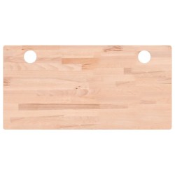vidaXL Schreibtischplatte 100x50x4 cm Massivholz Buche