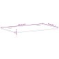 vidaXL Schreibtischplatte 100x60x1,5 cm Massivholz Buche vidaXL Schreibtischplatte 100x60x1,5 cm Massivholz Buche