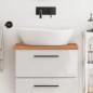 vidaXL Waschtischplatte 60x40x2,5 cm Massivholz Buche vidaXL Waschtischplatte 60x40x2,5 cm Massivholz Buche
