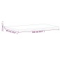 vidaXL Waschtischplatte 100x60x2,5 cm Massivholz Buche vidaXL Waschtischplatte 100x60x2,5 cm Massivholz Buche
