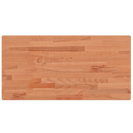 vidaXL Waschtischplatte 100x50x1,5 cm Massivholz Buche