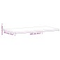 vidaXL Waschtischplatte 100x60x1,5 cm Massivholz Buche vidaXL Waschtischplatte 100x60x1,5 cm Massivholz Buche