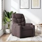 vidaXL Relaxsessel Dunkelbraun Stoff vidaXL Relaxsessel Dunkelbraun Stoff