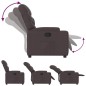 vidaXL Relaxsessel Dunkelbraun Stoff vidaXL Relaxsessel Dunkelbraun Stoff