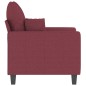 vidaXL Sessel Weinrot 60 cm Stoff vidaXL Sessel Weinrot 60 cm Stoff