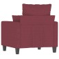 vidaXL Sessel Weinrot 60 cm Stoff vidaXL Sessel Weinrot 60 cm Stoff
