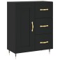 vidaXL Highboard Schwarz 69,5x34x180 cm Holzwerkstoff vidaXL Highboard Schwarz 69,5x34x180 cm Holzwerkstoff