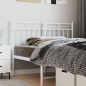 vidaXL Kopfteil Metall Weiß 120 cm vidaXL Kopfteil Metall Weiß 120 cm