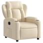 vidaXL Relaxsessel Creme Stoff vidaXL Relaxsessel Creme Stoff