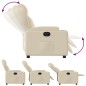 vidaXL Relaxsessel Creme Stoff vidaXL Relaxsessel Creme Stoff