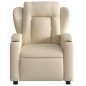 vidaXL Relaxsessel Creme Stoff vidaXL Relaxsessel Creme Stoff