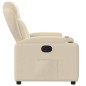 vidaXL Relaxsessel Creme Stoff vidaXL Relaxsessel Creme Stoff