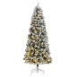vidaXL Künstlicher Weihnachtsbaum Klappbar 300 LEDs & Kugeln 210 cm vidaXL Künstlicher Weihnachtsbaum Klappbar 300 LEDs & Kugeln 210 cm