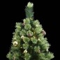 vidaXL Künstlicher Weihnachtsbaum Klappbar 300 LEDs & Kugeln 210 cm vidaXL Künstlicher Weihnachtsbaum Klappbar 300 LEDs & Kugeln 210 cm