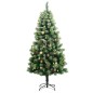 vidaXL Künstlicher Weihnachtsbaum Klappbar 300 LEDs & Kugeln 210 cm vidaXL Künstlicher Weihnachtsbaum Klappbar 300 LEDs & Kugeln 210 cm