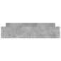 vidaXL Bettgestell mit Kopf- und Fußteil Betongrau 200x200 cm vidaXL Bettgestell mit Kopf- und Fußteil Betongrau 200x200 cm