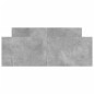 vidaXL Bettgestell mit Kopf- und Fußteil Betongrau 120x200 cm vidaXL Bettgestell mit Kopf- und Fußteil Betongrau 120x200 cm