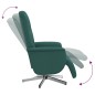 vidaXL Relaxsessel mit Fußteil Dunkelgrün Stoff vidaXL Relaxsessel mit Fußteil Dunkelgrün Stoff