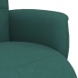 vidaXL Relaxsessel mit Fußteil Dunkelgrün Stoff vidaXL Relaxsessel mit Fußteil Dunkelgrün Stoff