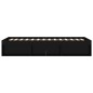 vidaXL Bettgestell Schwarz 100x200 cm vidaXL Bettgestell Schwarz 100x200 cm