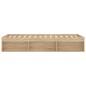 vidaXL Bettgestell Sonoma-Eiche 90x200 cm vidaXL Bettgestell Sonoma-Eiche 90x200 cm