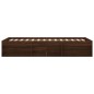 vidaXL Bettgestell Braun Eichen-Optik 90x200 cm vidaXL Bettgestell Braun Eichen-Optik 90x200 cm