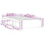 vidaXL Bettgestell Braun Eichen-Optik 90x200 cm vidaXL Bettgestell Braun Eichen-Optik 90x200 cm