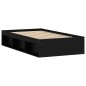 vidaXL Bettgestell Schwarz 90x190 cm vidaXL Bettgestell Schwarz 90x190 cm