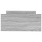 vidaXL Bettgestell Grau Sonoma 100x200 cm Holzwerkstoff vidaXL Bettgestell Grau Sonoma 100x200 cm Holzwerkstoff