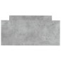 vidaXL Bettgestell Betongrau 100x200 cm Holzwerkstoff vidaXL Bettgestell Betongrau 100x200 cm Holzwerkstoff