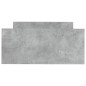 vidaXL Bettgestell Betongrau 90x200 cm Holzwerkstoff vidaXL Bettgestell Betongrau 90x200 cm Holzwerkstoff