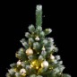 vidaXL Künstlicher Weihnachtsbaum Klappbar 300 LEDs & Kugeln 210 cm vidaXL Künstlicher Weihnachtsbaum Klappbar 300 LEDs & Kugeln 210 cm
