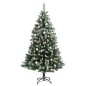 vidaXL Künstlicher Weihnachtsbaum Klappbar 300 LEDs & Kugeln 210 cm vidaXL Künstlicher Weihnachtsbaum Klappbar 300 LEDs & Kugeln 210 cm