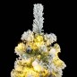 vidaXL Künstlicher Weihnachtsbaum Klappbar 150 LEDs & Kugeln 120 cm vidaXL Künstlicher Weihnachtsbaum Klappbar 150 LEDs & Kugeln 120 cm