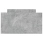 vidaXL Bettgestell Betongrau 75x190 cm Holzwerkstoff vidaXL Bettgestell Betongrau 75x190 cm Holzwerkstoff