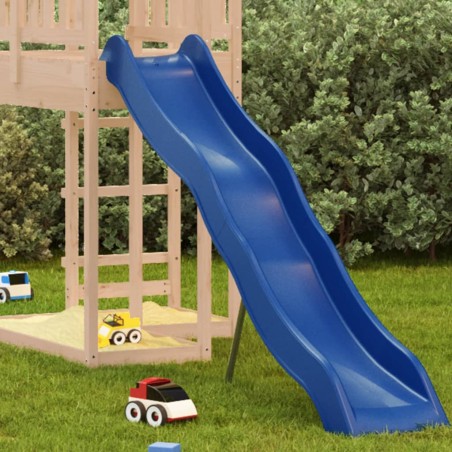 vidaXL Kinderrutsche Blau 210x40 cm Polypropylen