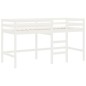 vidaXL Kinderhochbett mit Leiter Weiß 80x200 cm Massivholz Kiefer vidaXL Kinderhochbett mit Leiter Weiß 80x200 cm Massivholz Kiefer