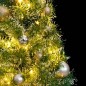 vidaXL Künstlicher Weihnachtsbaum mit Schnee & Kugeln 150 LEDs 150 cm vidaXL Künstlicher Weihnachtsbaum mit Schnee & Kugeln 150 LEDs 150 cm
