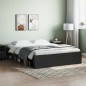 vidaXL Bettgestell Schwarz 140x190 cm vidaXL Bettgestell Schwarz 140x190 cm