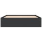 vidaXL Bettgestell Schwarz 140x190 cm vidaXL Bettgestell Schwarz 140x190 cm
