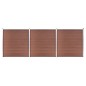 Gartenzaun WPC 526x186 cm Braun Gartenzaun WPC 526x186 cm Braun
