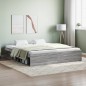vidaXL Bettgestell Grau Sonoma 180x200 cm vidaXL Bettgestell Grau Sonoma 180x200 cm