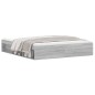 vidaXL Bettgestell Grau Sonoma 180x200 cm vidaXL Bettgestell Grau Sonoma 180x200 cm